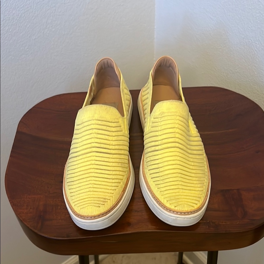 Yellow Slip-On Men's Shoes